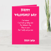 baby daddy valentines card