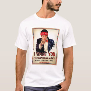 I Want You For Bandanna Army T-Shirt