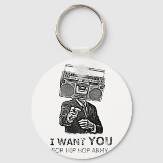I want you for hip-hop army key ring