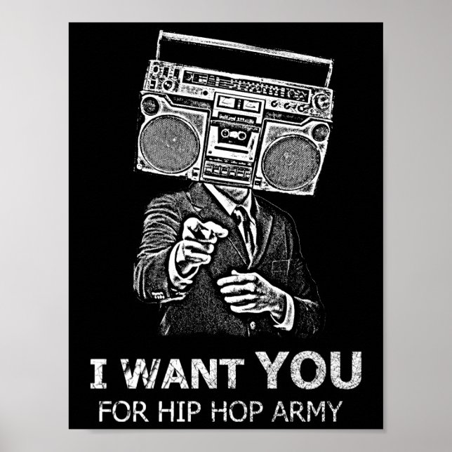 I want you for hip-hop army poster (Front)