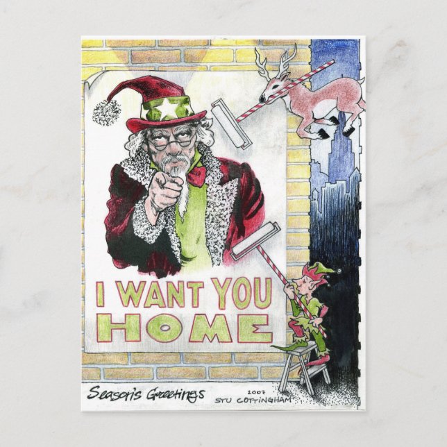 I Want You Home Postcard (Front)
