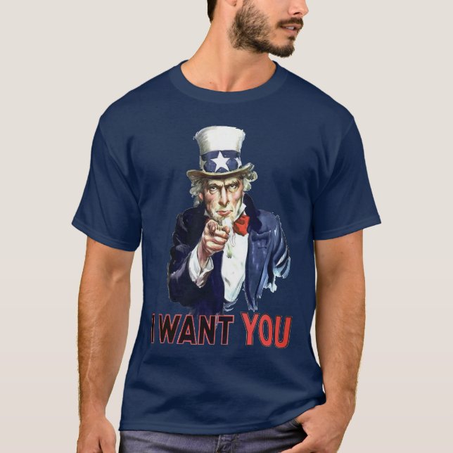 I Want You  T-Shirt (Front)