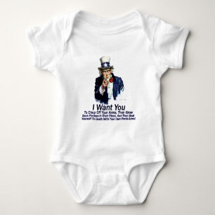 I Want You:  To Chop Off Your Arms Baby Bodysuit