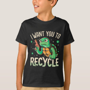 I Want You To Recycle Environmental Activism Squad T-Shirt
