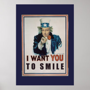 I Want You To Smile Poster