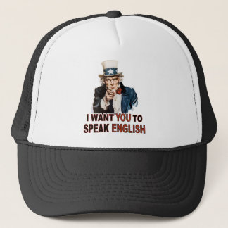 I Want You To Speak English Hat / Cap