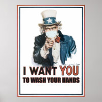 I Want You... To Wash Your Hands ... Be a Patriot