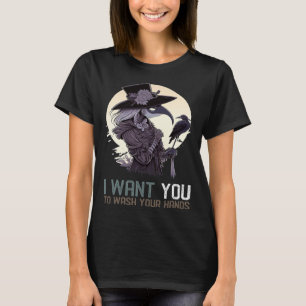 I Want You To Wash Your Hands  Female Plague Docto T-Shirt
