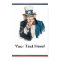 I Want You Uncle Sam  Add Your Text Customised