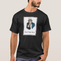 I Want You Uncle Sam Customise Your Text