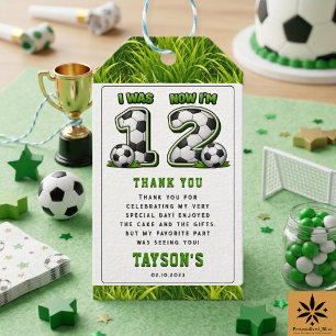 I Was 1 Now I’m 2 Soccer – All-Star 2nd Birthday Gift Tags