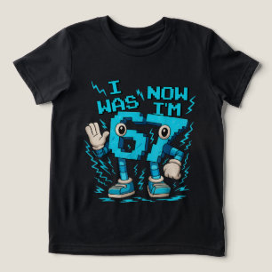 I Was 6 Now I’m 7 Funny 67 Art Tri-Blend Shirt