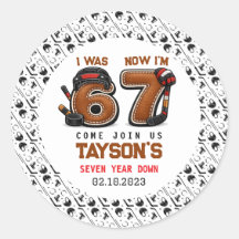 I Was 6, Now I’m 7 – Hockey 7th Birthday Party