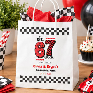 I Was 6, Now I’m 7 – Twin 7th Birthday for Kids Favour Bags