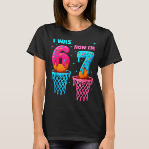 I Was 6 Now I'm 7 Funny 67 Meme Ice Cream Drip Bas T-Shirt