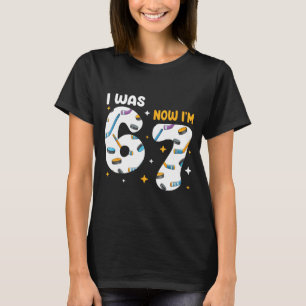 I Was 6 Now Im 7 Hockey Birthday  T-Shirt