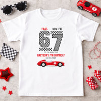 I Was 6 Now I'm 7 Race Car Boy Birthday Party