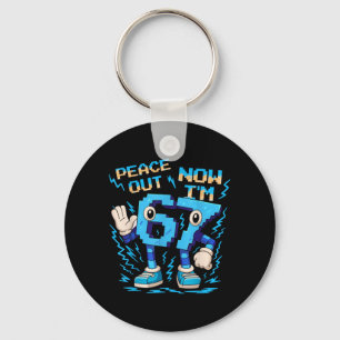 I was 6 Now Im 7 Six Seven Brainrot 7 Year Old Key Ring