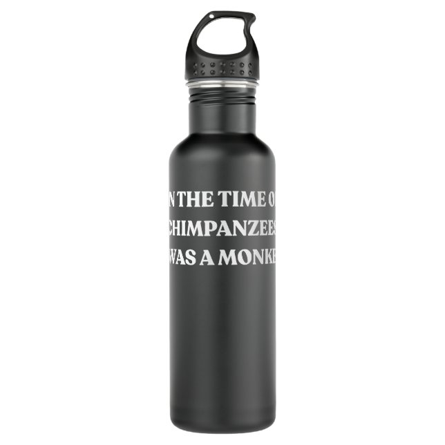 I Was A Monkey 710 Ml Water Bottle (Front)