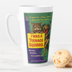 I was a teenage squirrel latte mug
