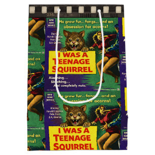 I was a teenage squirrel medium gift bag