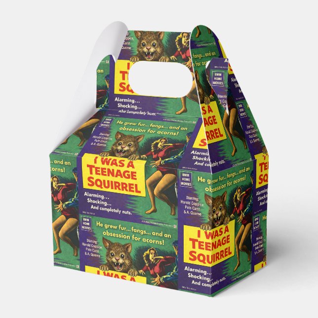 I Was a Teenage Squirrel Parody Favour Box (Front Side)