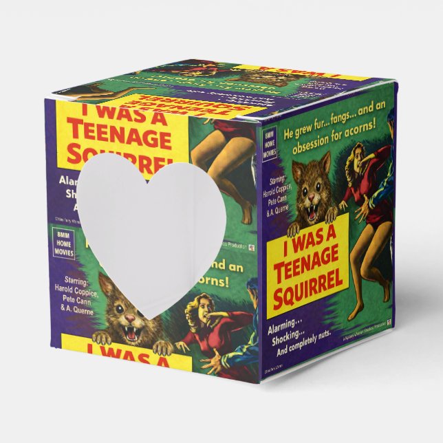 I Was a Teenage Squirrel Parody Favour Box (Front Side)