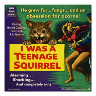 I was a teenage squirrel poster