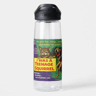 I was a teenage squirrel water bottle