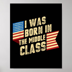 I Was Born In The Middle Cl Trump 2024 1 Poster