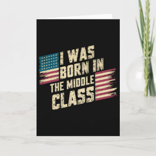 I Was Born In The Middle Cl Trump 2024 Card