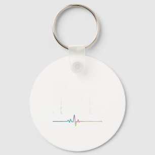 I Was Born On Groundhog Day Men Women Retro Birthd Key Ring