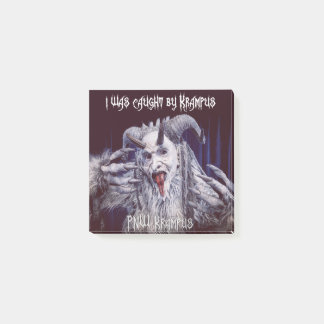 I Was Caught by Krampus Post-its Post-it Notes