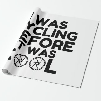 I Was Cycling Wrapping Paper