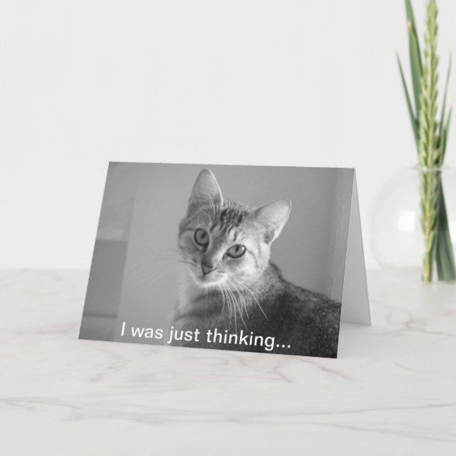 I was just thinking... card (Front)