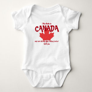 I was Made in Canada... Baby Bodysuit