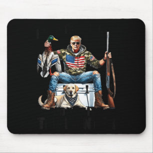 I Was The Hunted Now I Am The Hunter Patriotic Tru Mouse Mat
