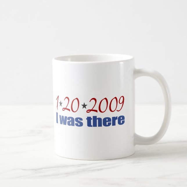 I was There 1-20-09 Obama Coffee Mug (Right)