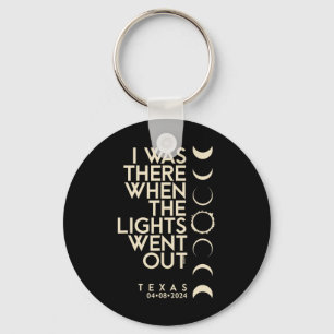 I Was There In Texas Total Solar Eclipse 2024 Key Ring