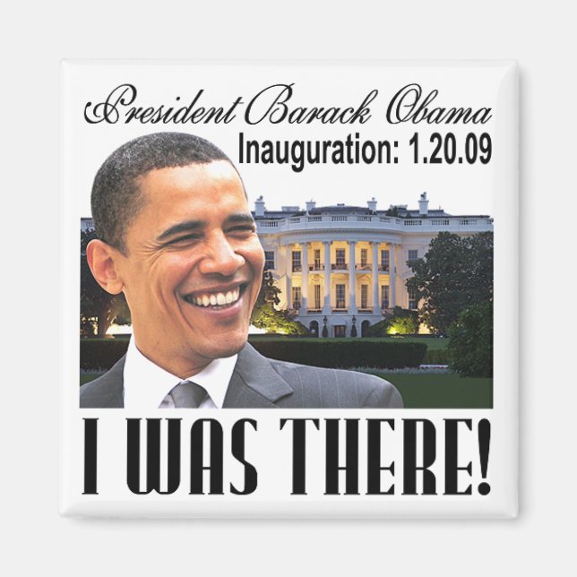 I Was There! Magnet (white house) (Front)