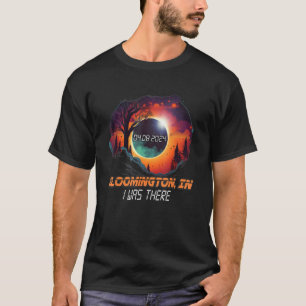 I Was There Total Solar Eclipse Bloomington Indian T-Shirt