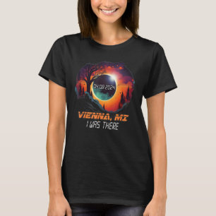 I Was There Total Solar Eclipse Vienna Michigan MI T-Shirt
