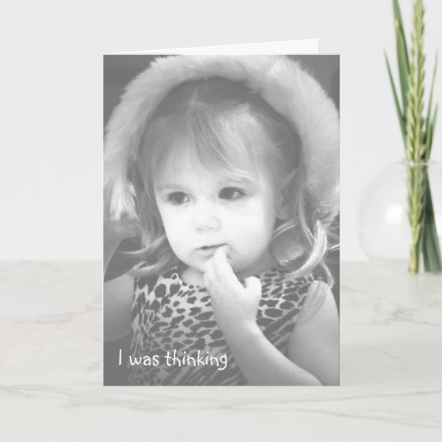 I was thinking card (Front)