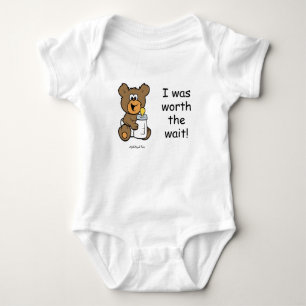 I Was Worth The Wait Baby Bodysuit