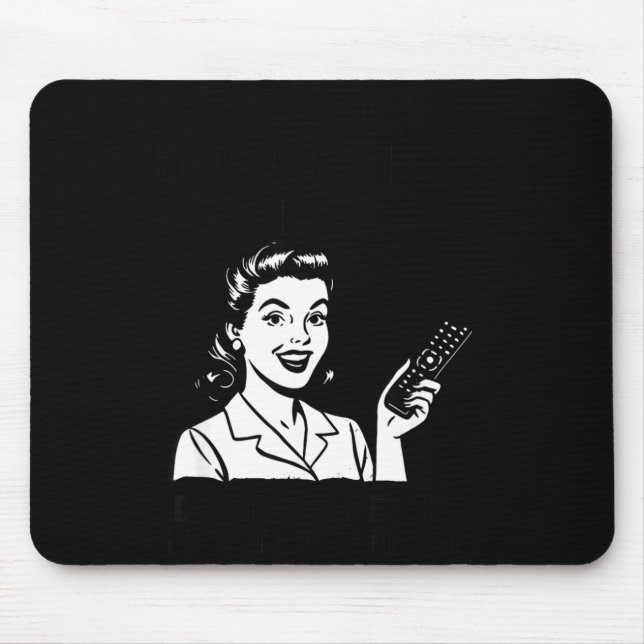I Watch Murder Shows To Relax Funny Retro True Cri Mouse Mat (Front)
