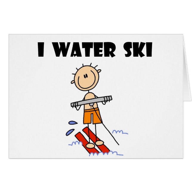 I Water Ski T-shirts and gifts (Front Horizontal)