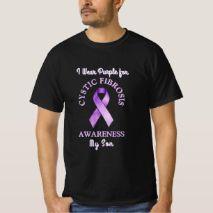 I Wear a CF Purple Ribbon for my Son T-Shirt