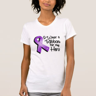 I Wear a Purple Ribbon For My Hero T-Shirt