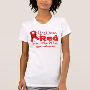 I Wear a Red Ribbon For My Mum T-Shirt