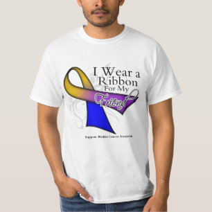 I Wear a Ribbon For My Friend - Bladder Cancer T-Shirt